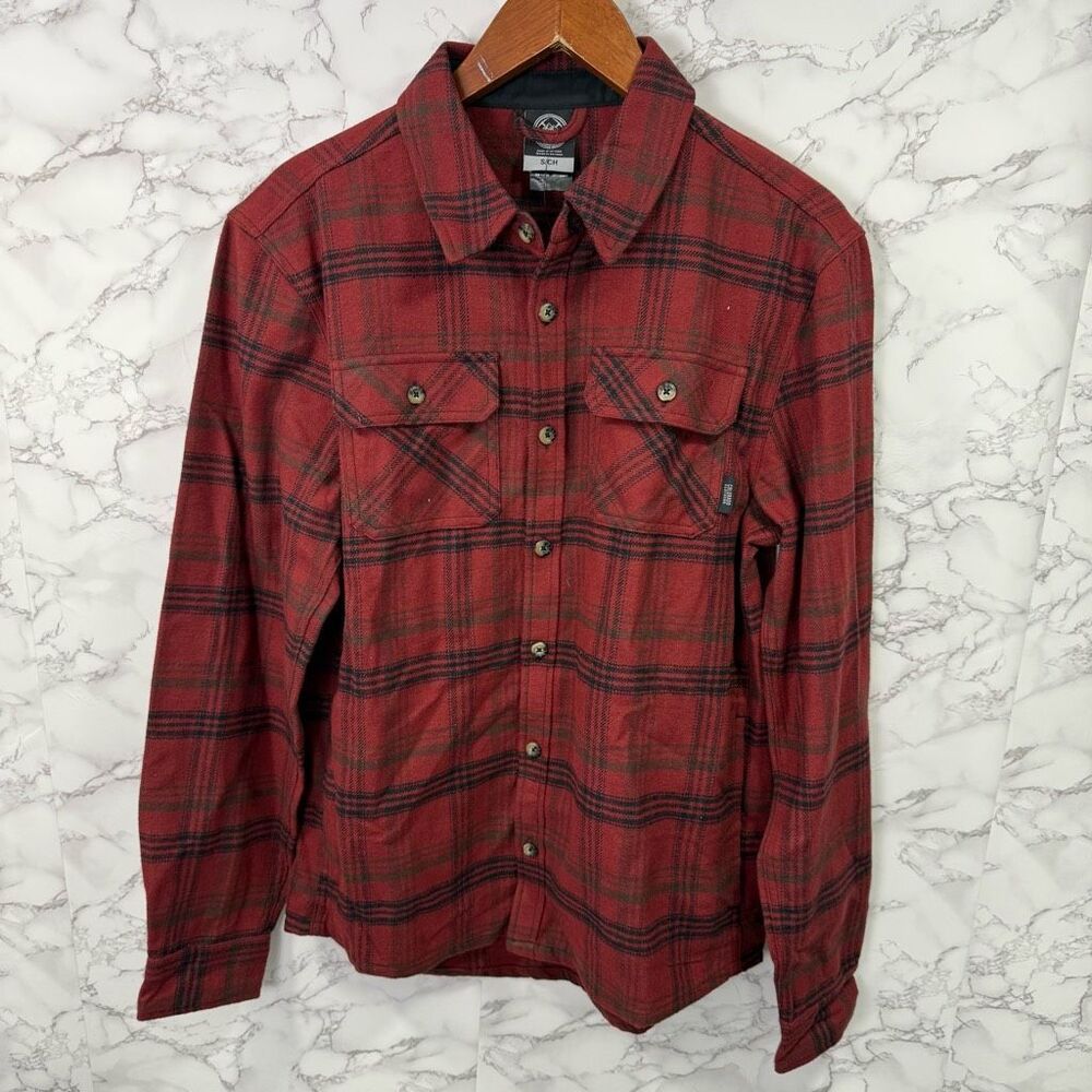 Colorado Men’s Flannel Shirt Size S Plaid Heavyweight NWOT #G406